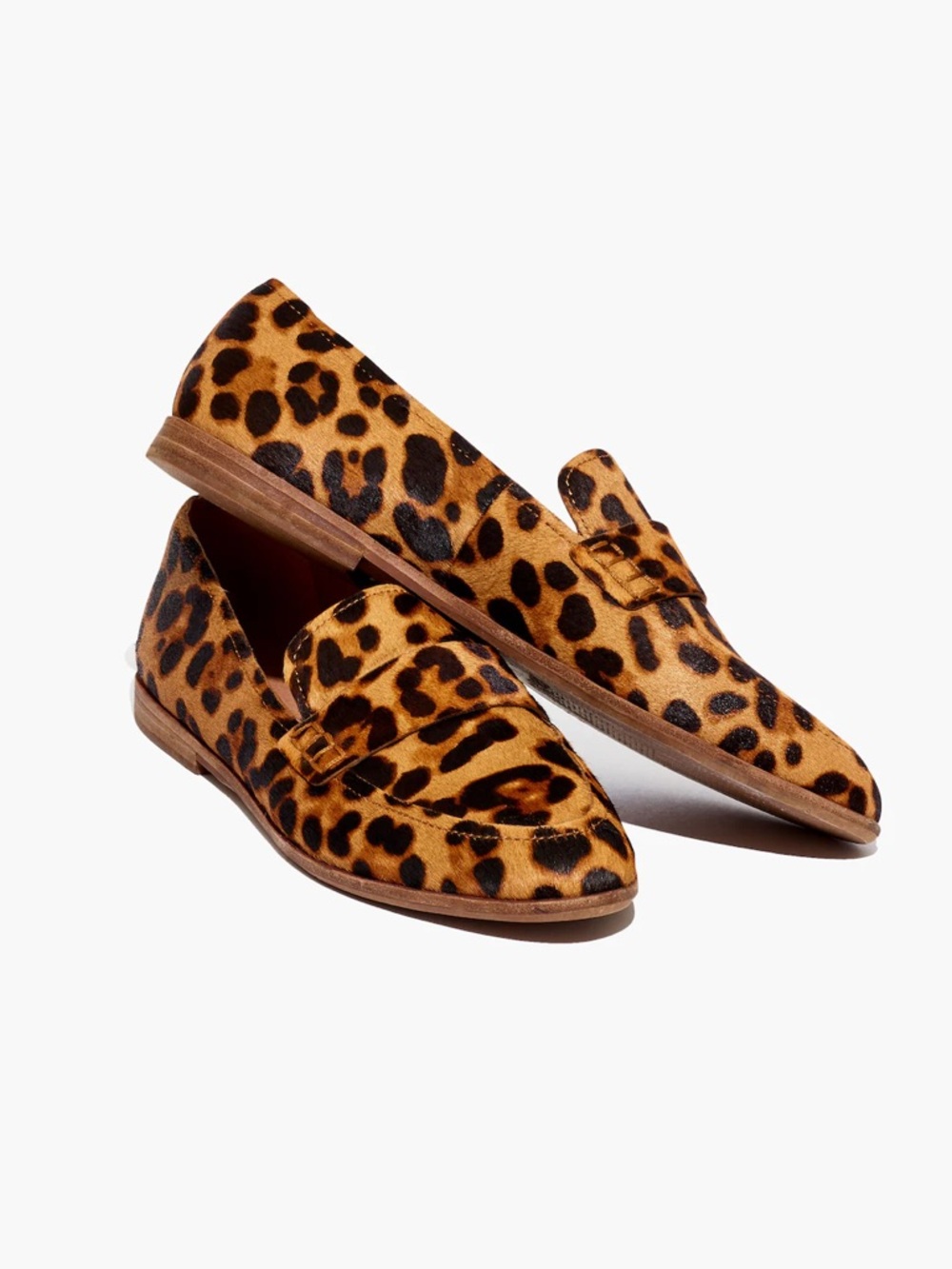 Madewell The Alex Loafer in Leopard Calf Hair - Picture 4 of 8